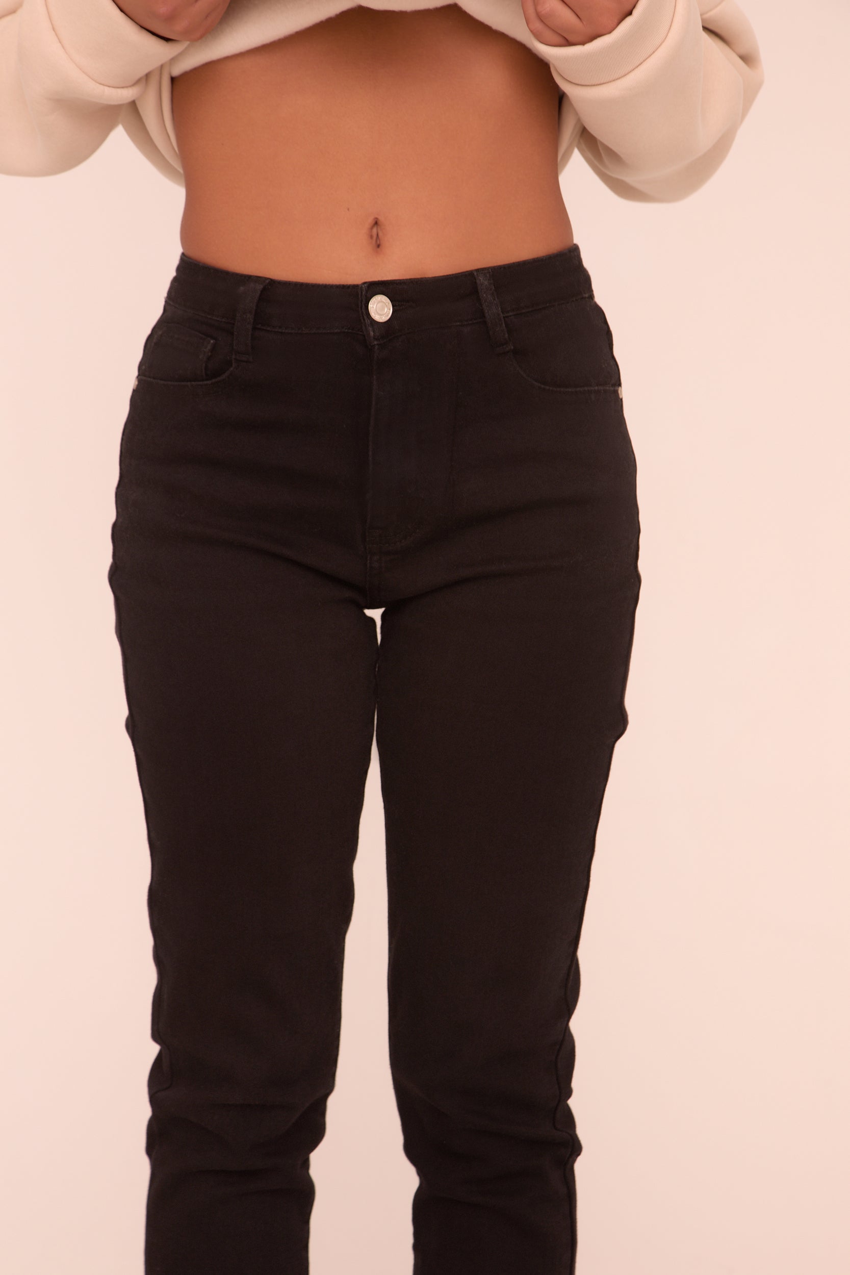 Black High Waist Jeans