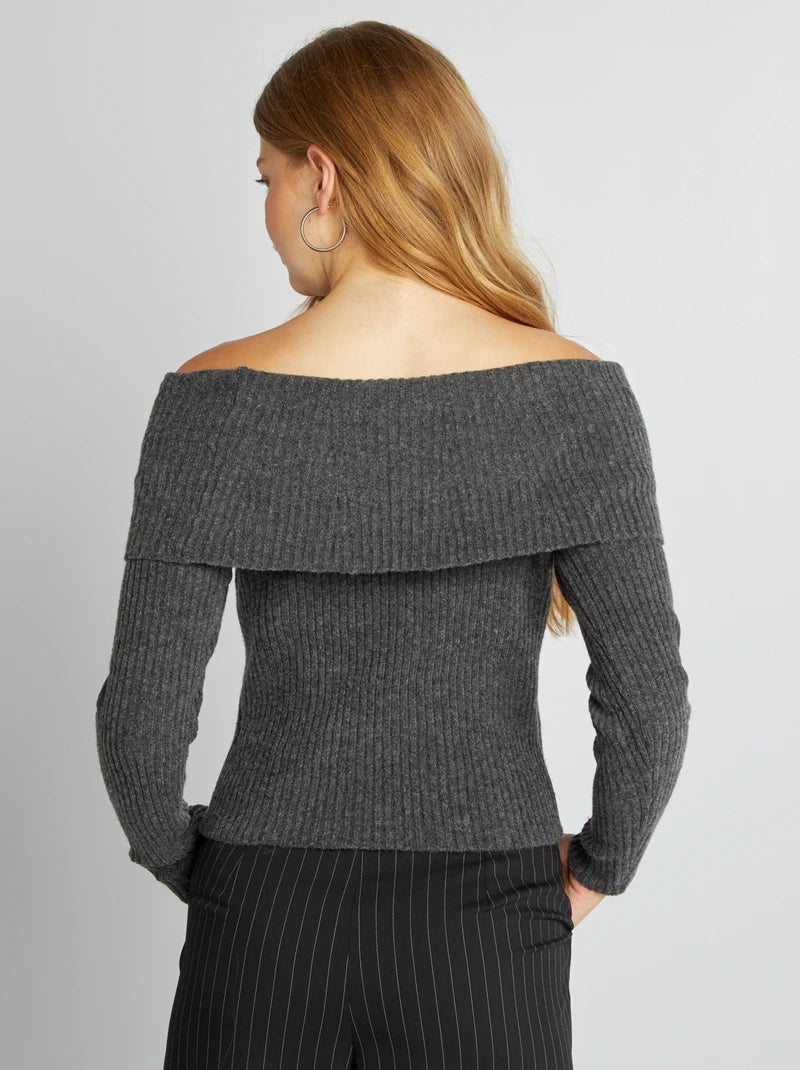 Off Shoulder Sweater